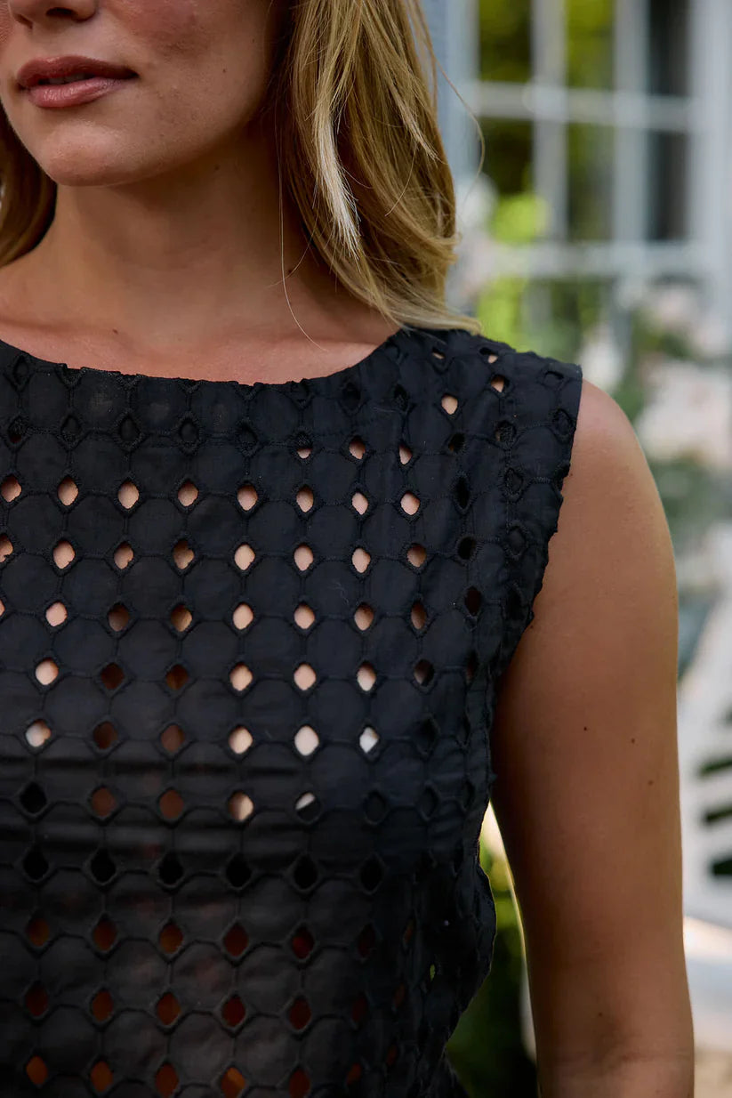 Olga Eyelet Top