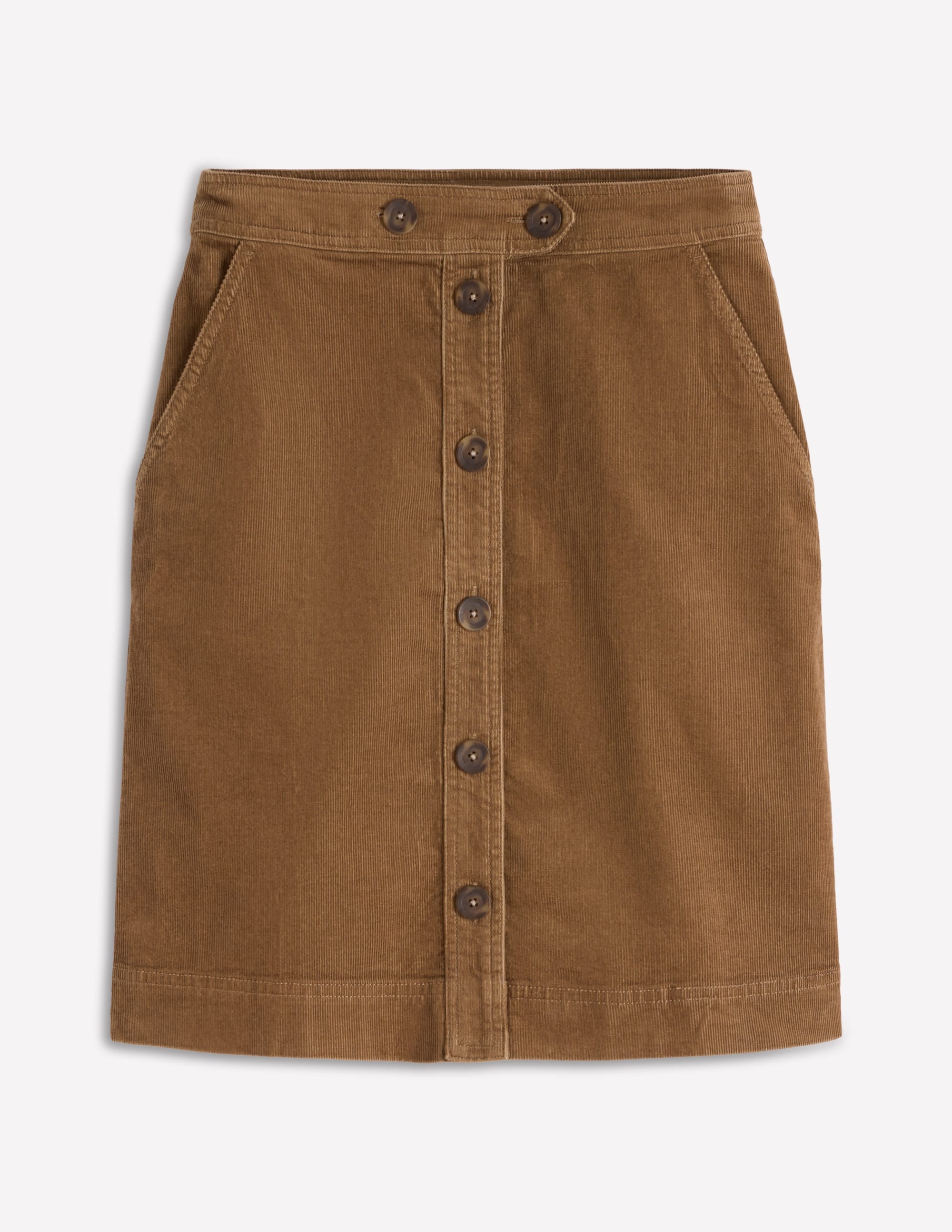 Cecelia Cord Skirt-Latte