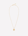 Fine Spinner Pendant Necklace-Gold Colour