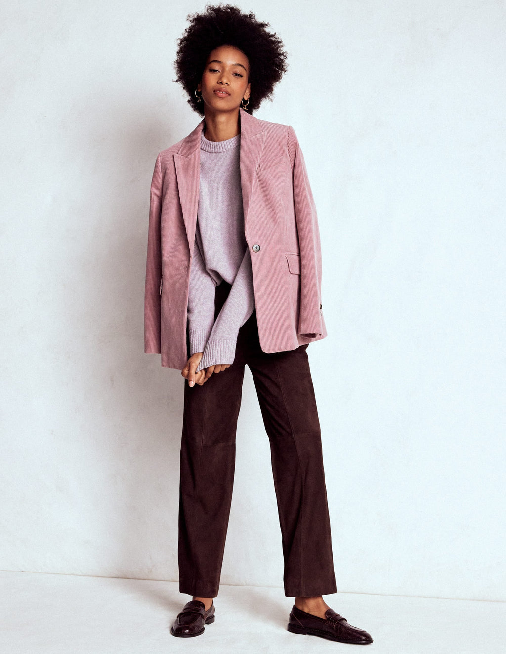 Marion Merino Sweater-Chalky Violet