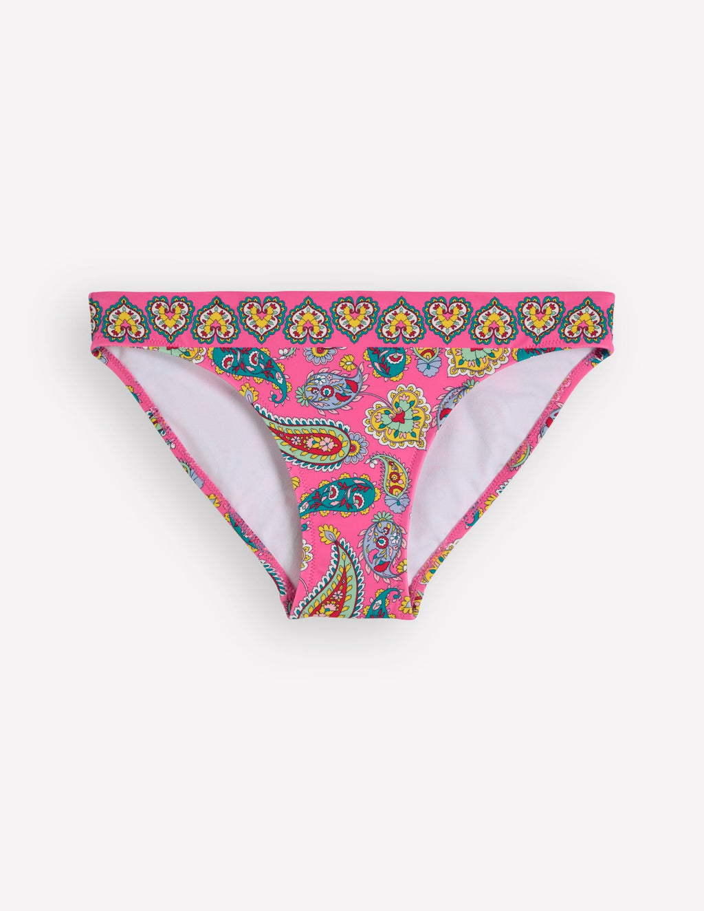 Classic Bikini Bottoms-Pink Paisley