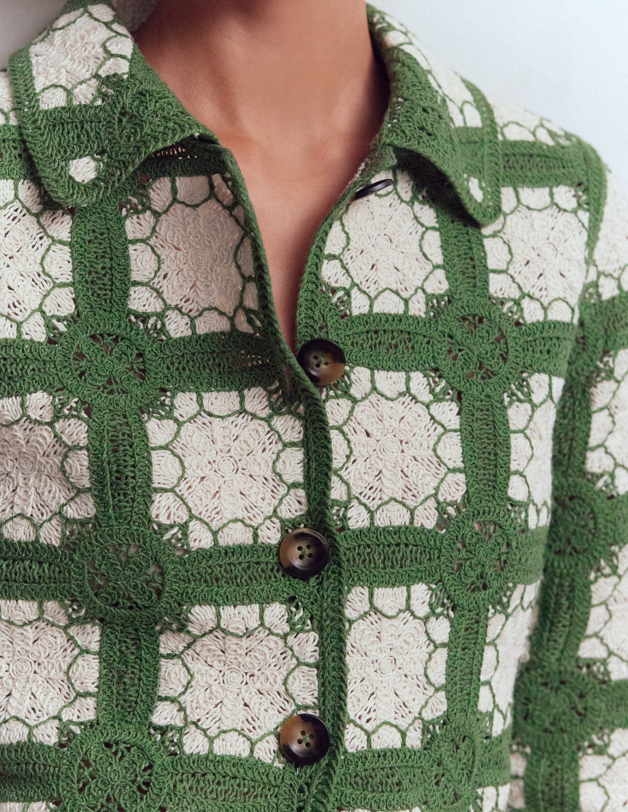 Crochet Jacket-Multi