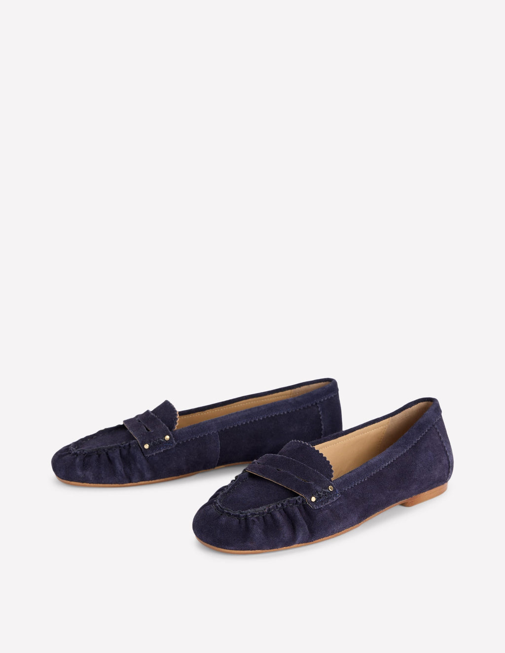 Classic Penny Loafers-Dark Navy