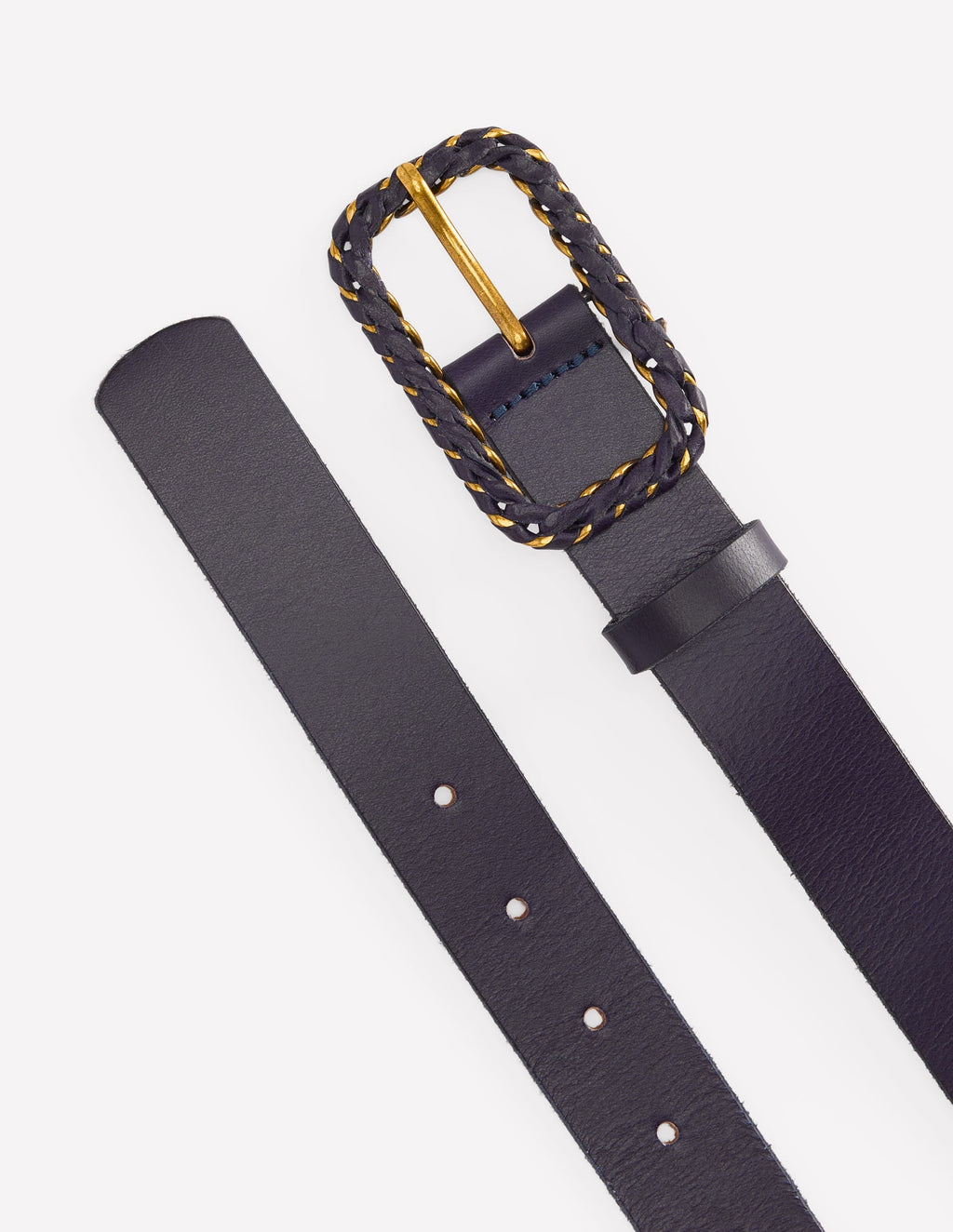 Plait Hardware Belt-Navy