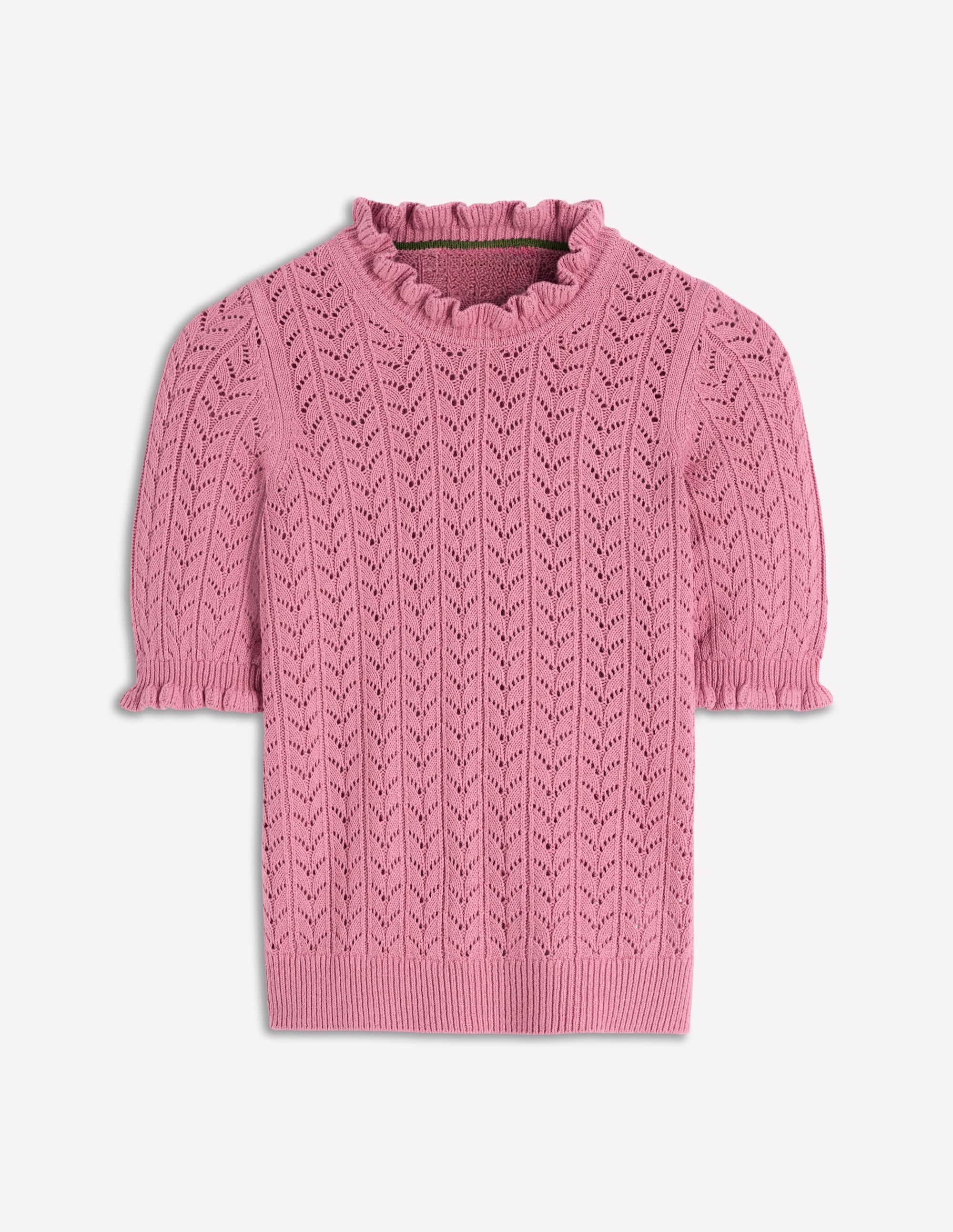 Eloise Frill T-Shirt-Spring Blossom Pink