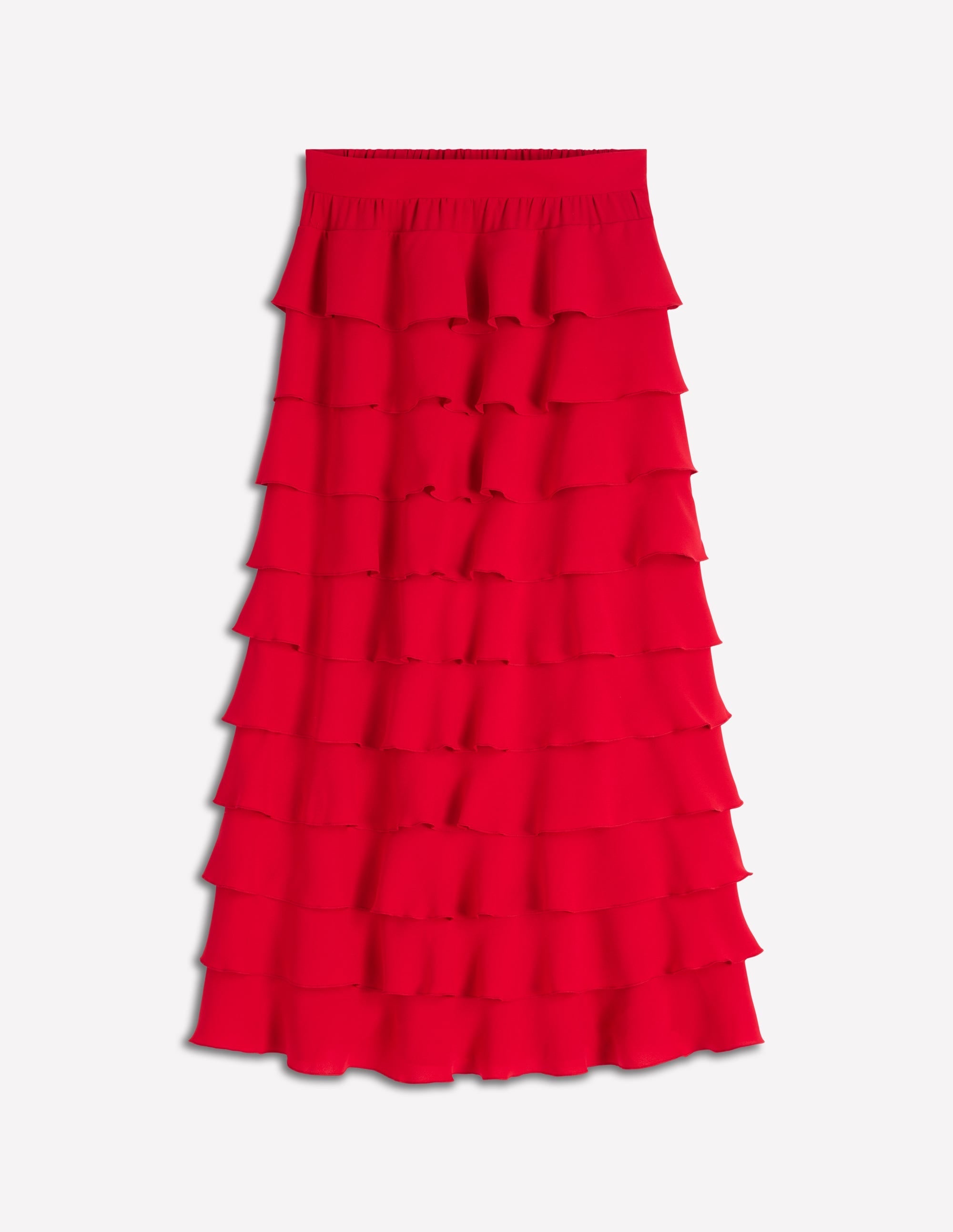 Tiered Maxi Skirt-Salsa