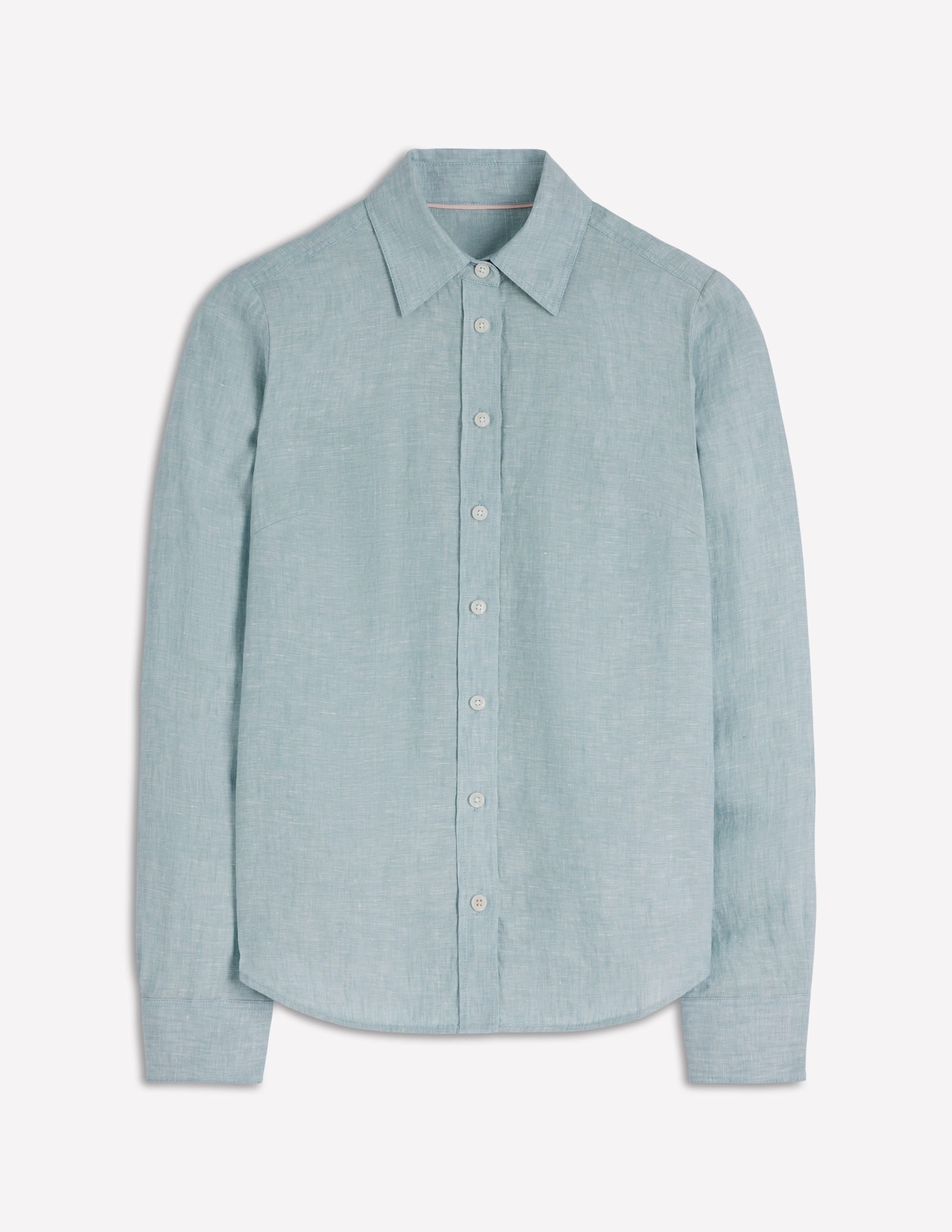 Sienna Linen Shirt-Chambray