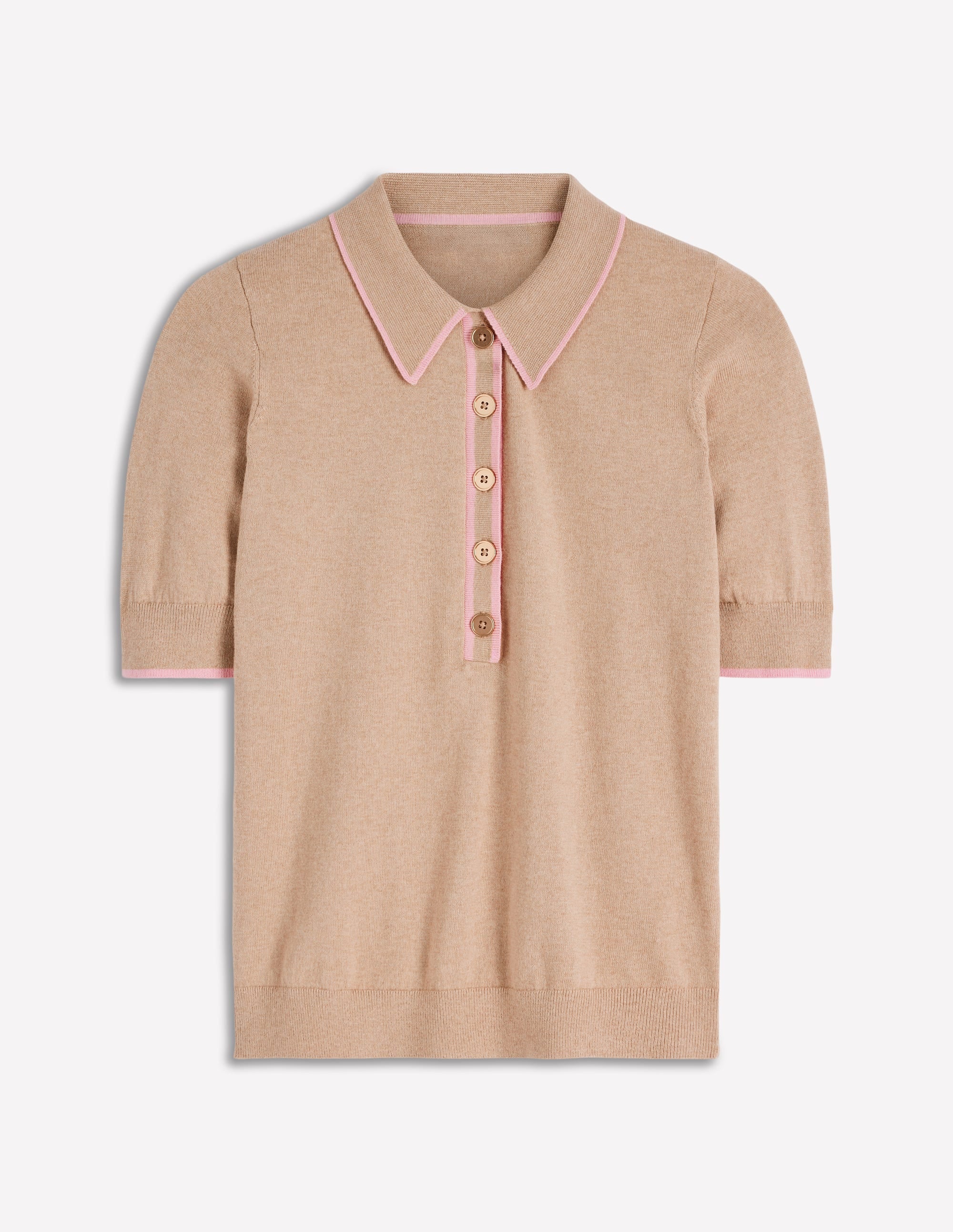 Liz Henley T-Shirt-Chinchilla Melange