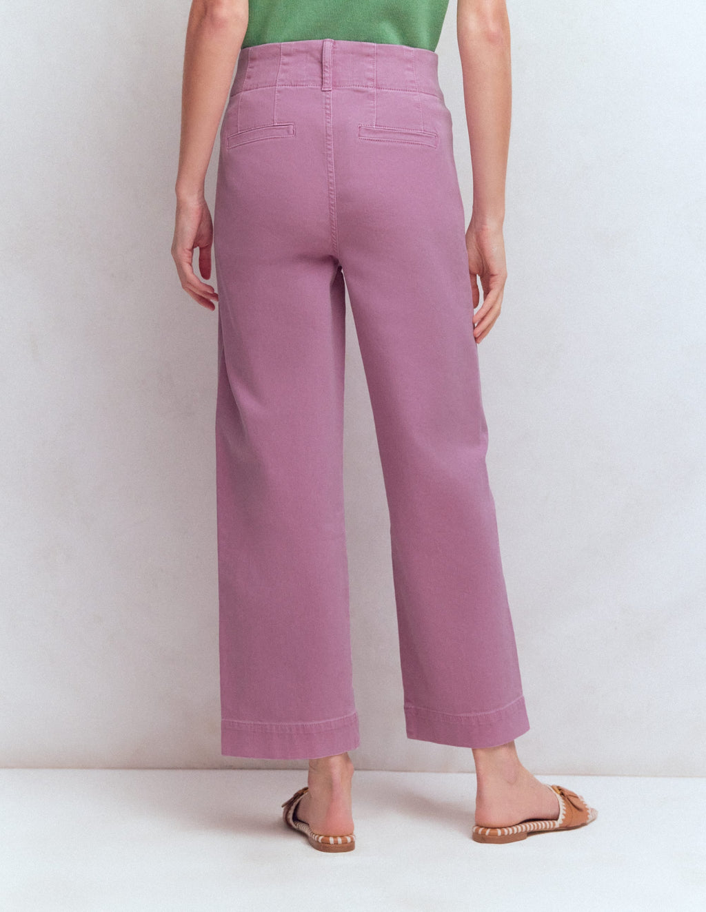 Primrose Cropped Pants-Clover Purple