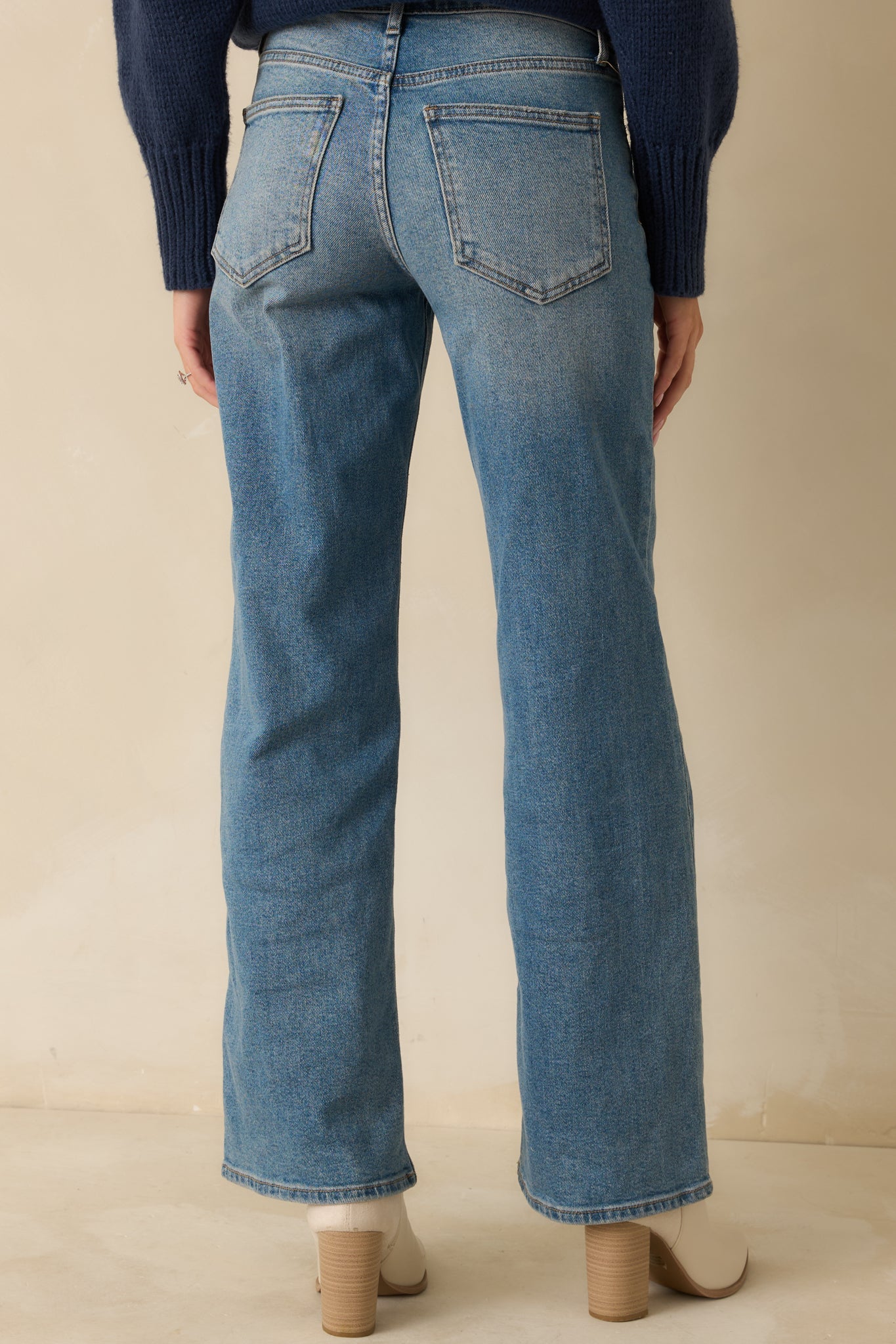 Day Dreaming Medium Wash Wide Leg Jeans