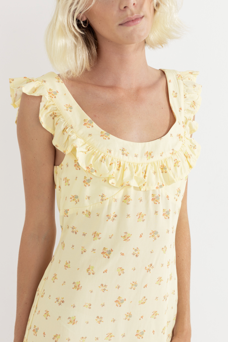 Rhythm Dahlia Off Shoulder Mini Dress