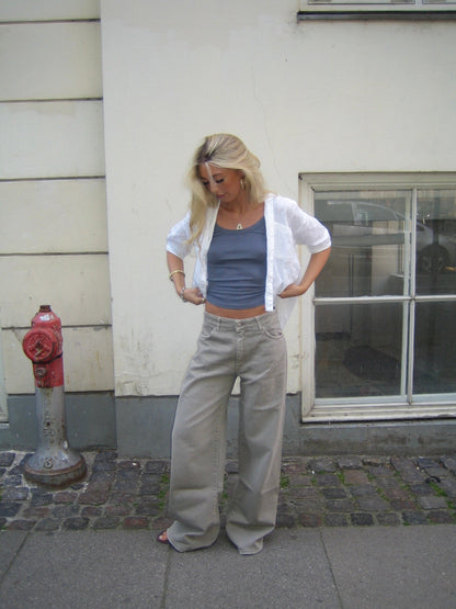 Audrey jeans - Sage green