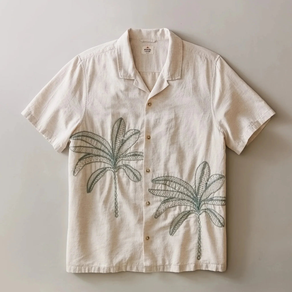 Marine Layer Embroidered Resort Shirt