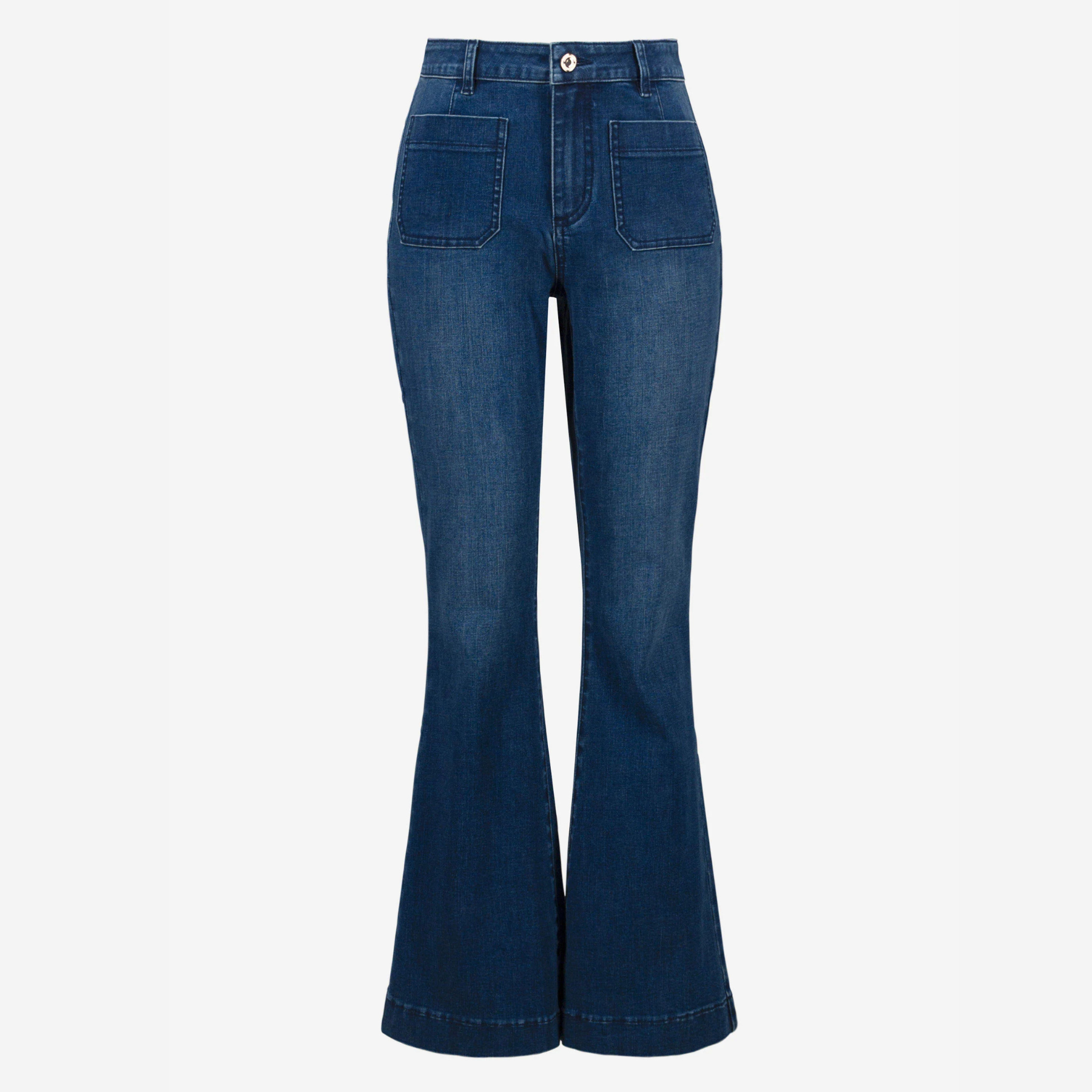 Joseph Ribkoff Flare Jeans with Patch Pockets