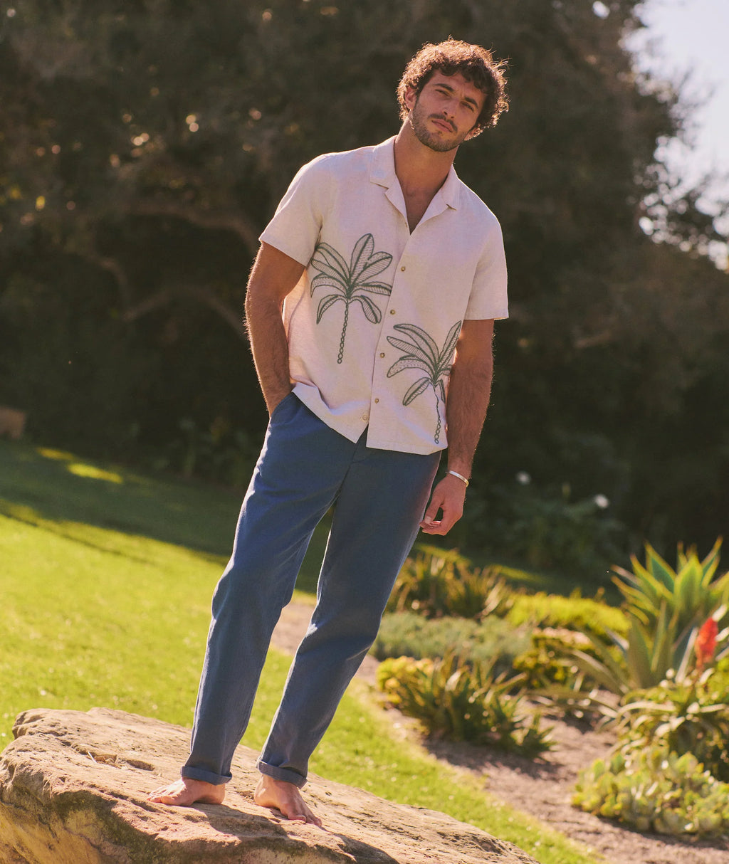 Marine Layer Embroidered Resort Shirt