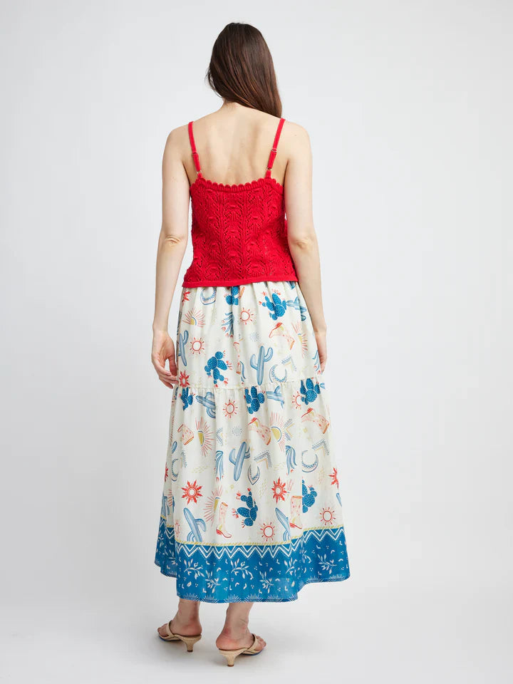 Rain Front Slit Skirt