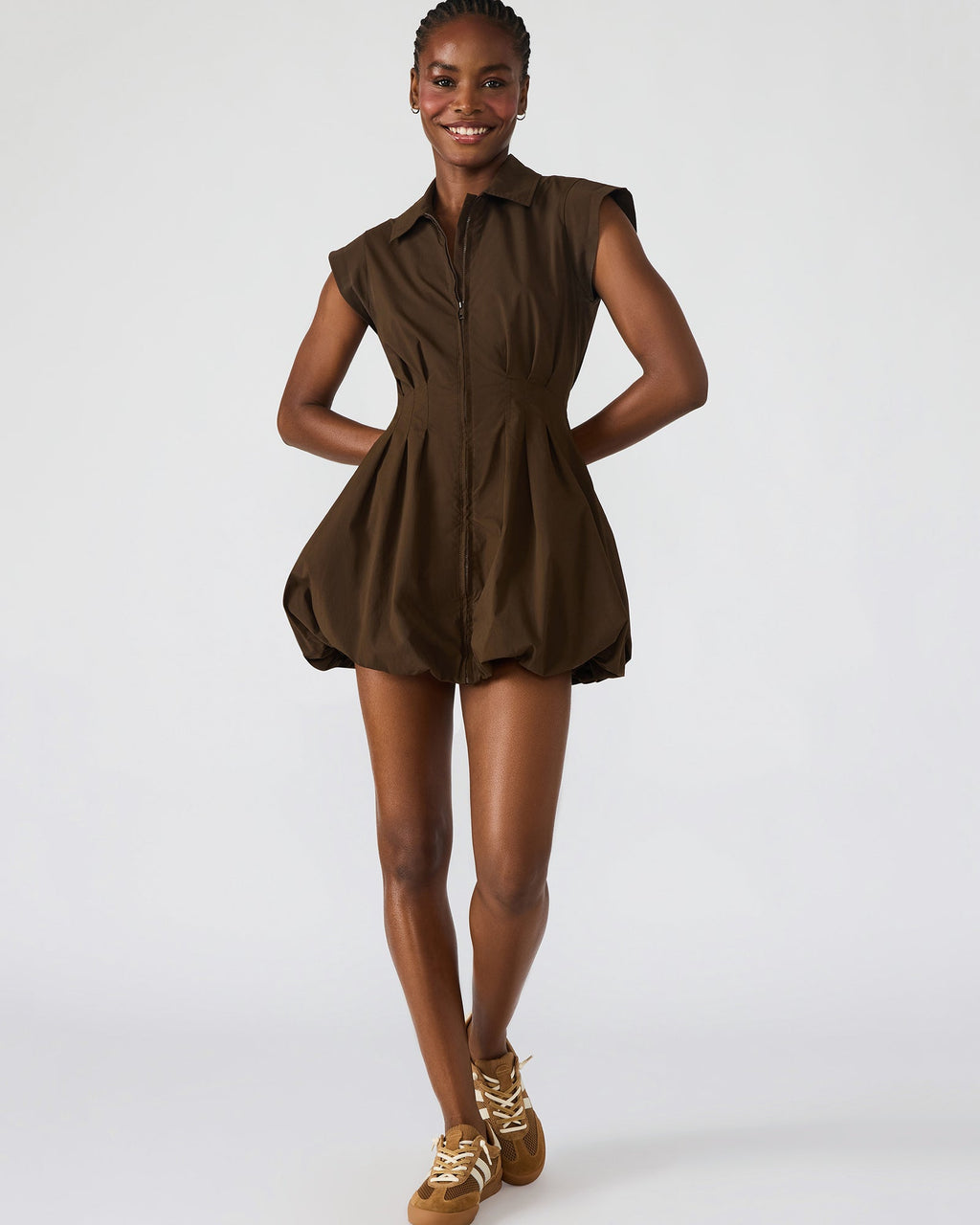 DYANNE DRESS DARK ESPRESSO
