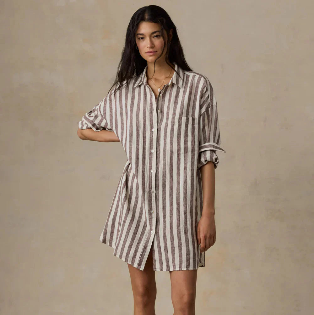Faherty Laguna Linen Kova Shirtdress