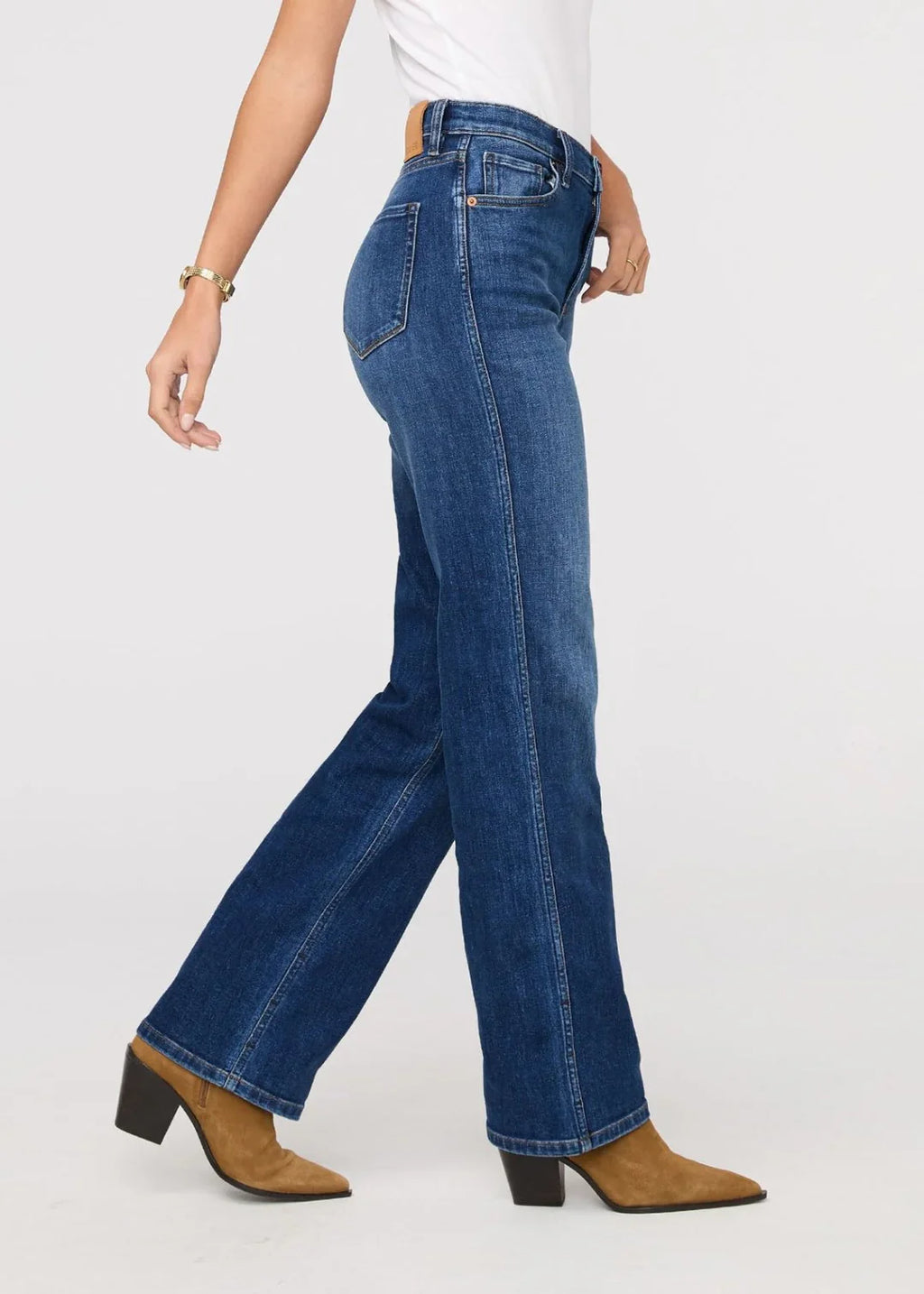 DUER Women's Performance Denim+ High Rise Straight