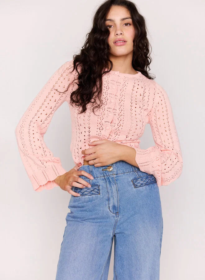 Sienna Pointelle Cardigan