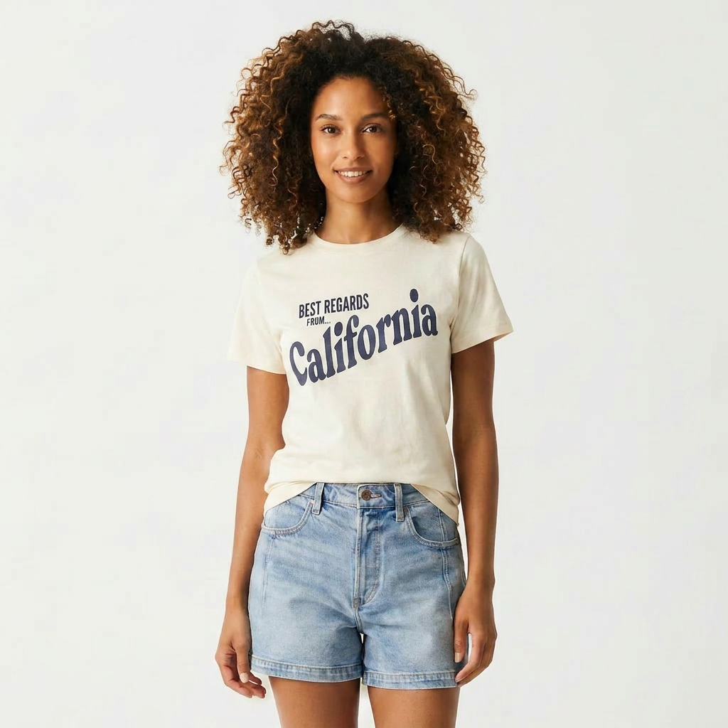 California Postcard Souvenir Tee