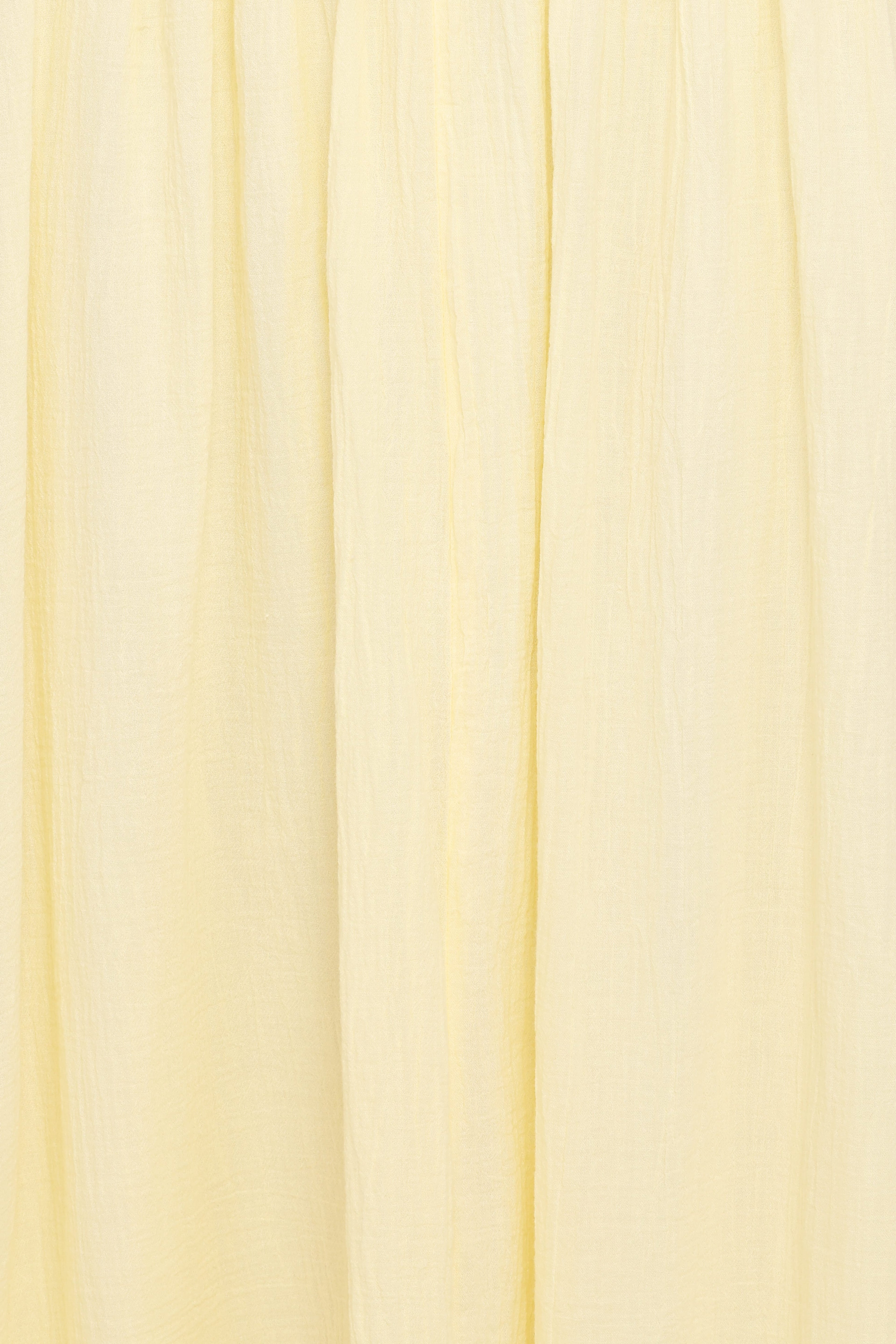 Enola Gather Midi Dress - Yellow