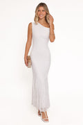 Evelon Off Shoulder Maxi Dress - White