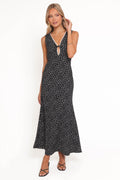 Jackson Maxi Dress - Black Floral