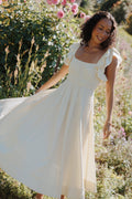 Linda Midi Dress - Butter Yellow