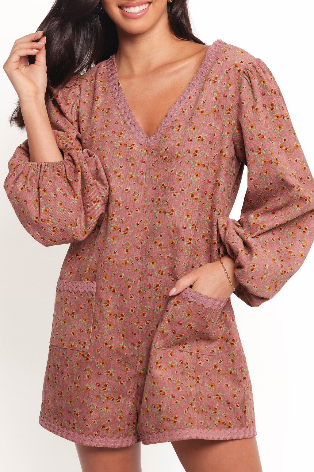 Orio Romper - Mauve Multi
